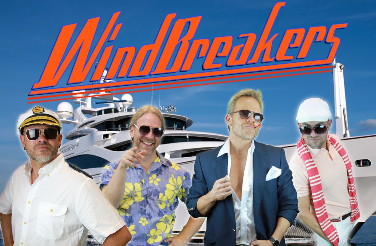 yacht rock party with the windbreakers